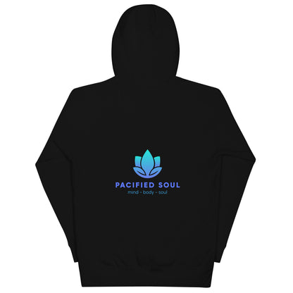 PACIFIED SOUL - Adult Unisex Hoodie - blue logo