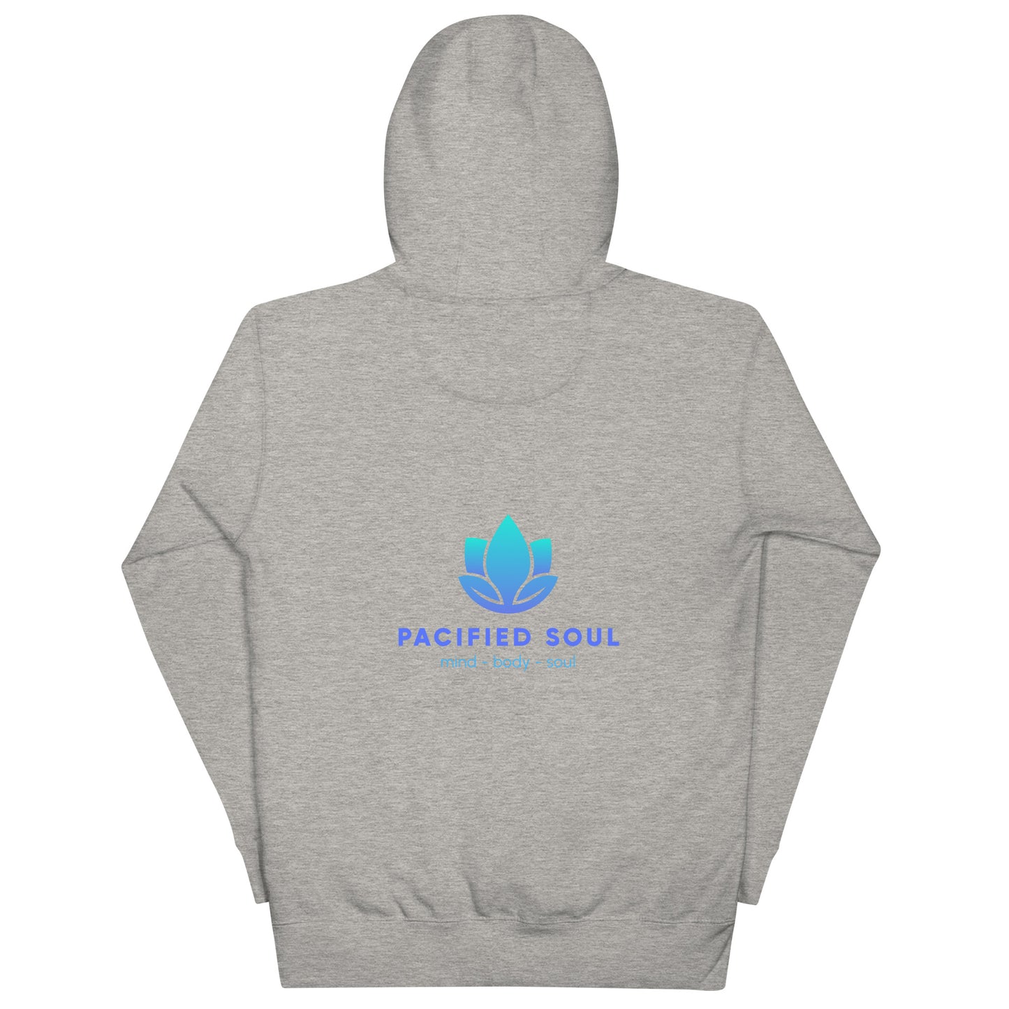 PACIFIED SOUL - Adult Unisex Hoodie - blue logo