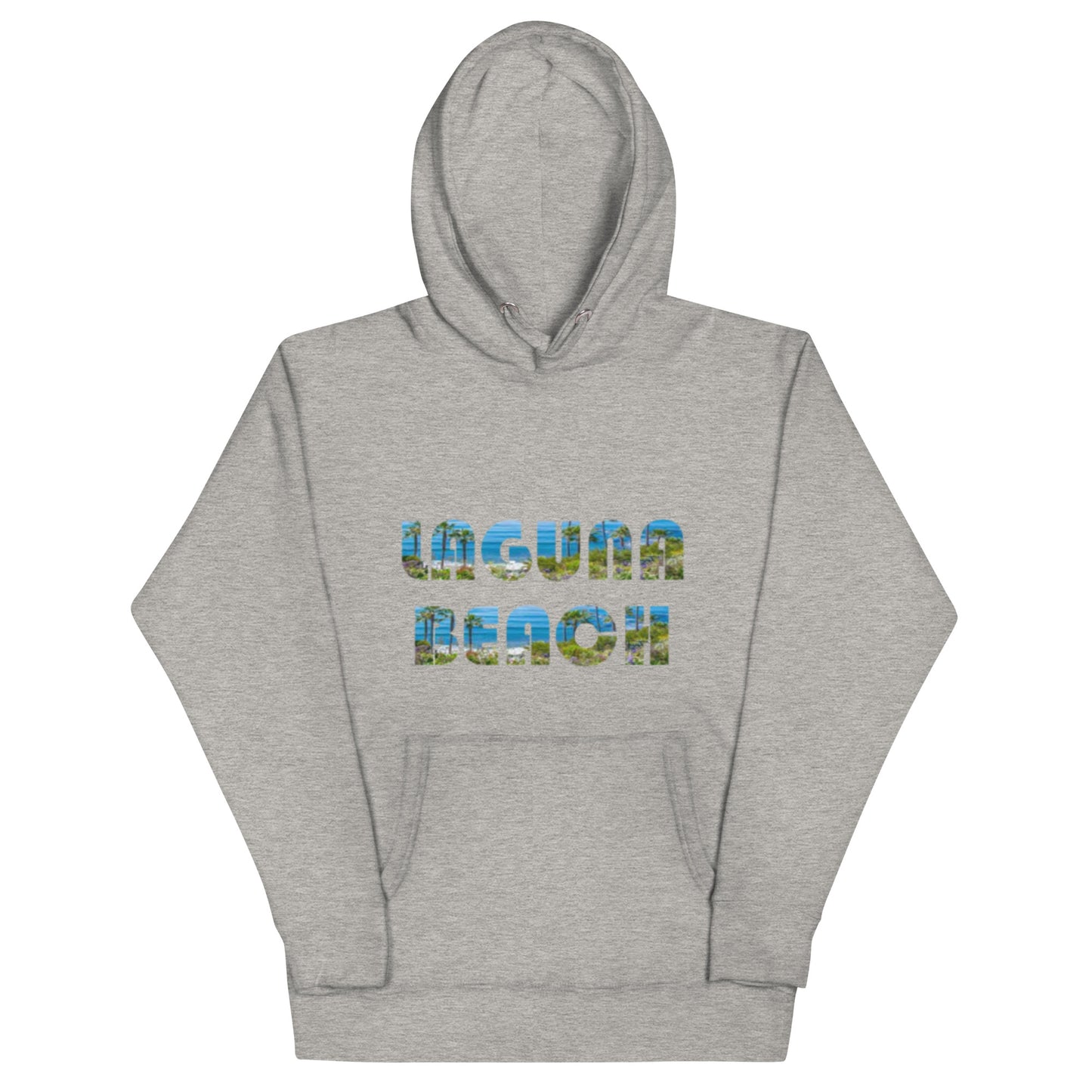 LAGUNA BEACH - Adult Unisex Hoodie - blue logo