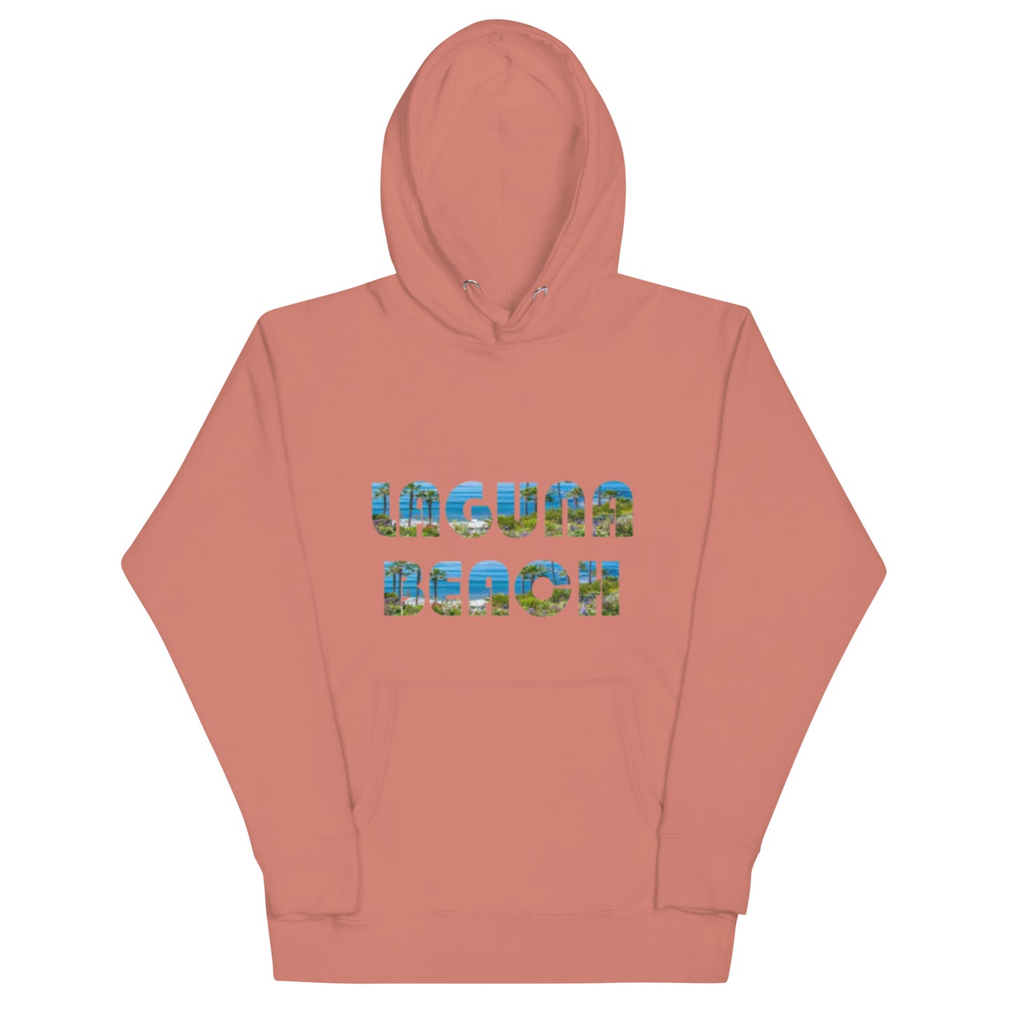 LAGUNA BEACH - Adult Unisex Hoodie - blue logo