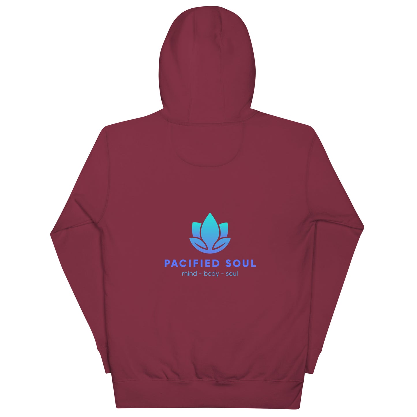 PACIFIED SOUL - Adult Unisex Hoodie - blue logo