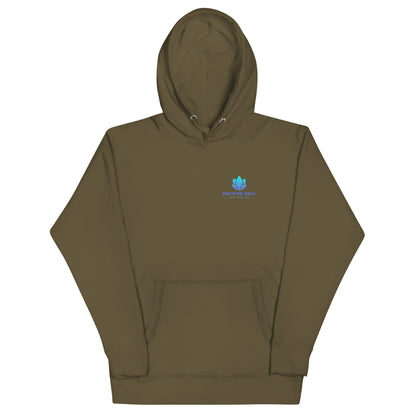 PACIFIED SOUL - Adult Unisex Hoodie - blue logo