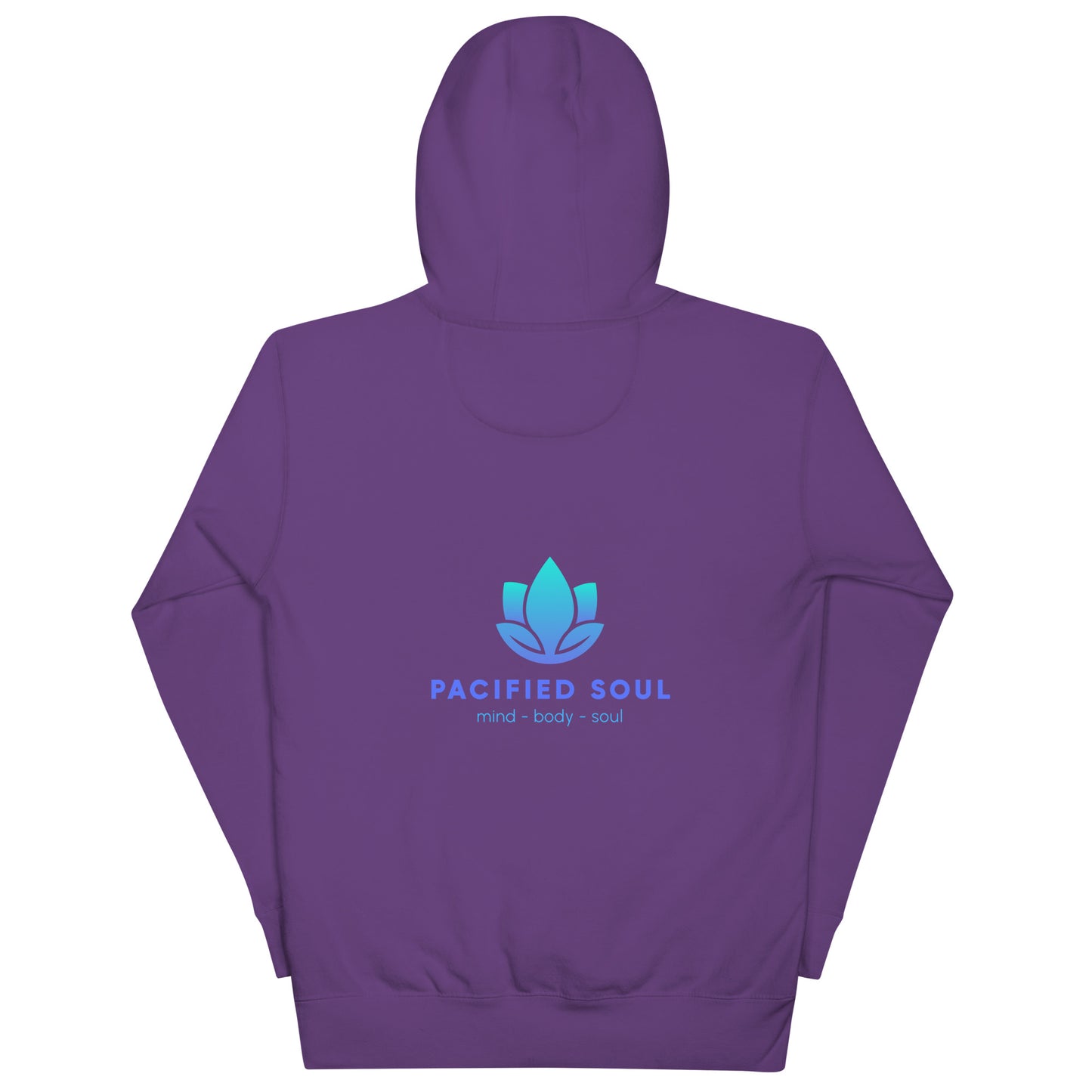 PACIFIED SOUL - Adult Unisex Hoodie - blue logo