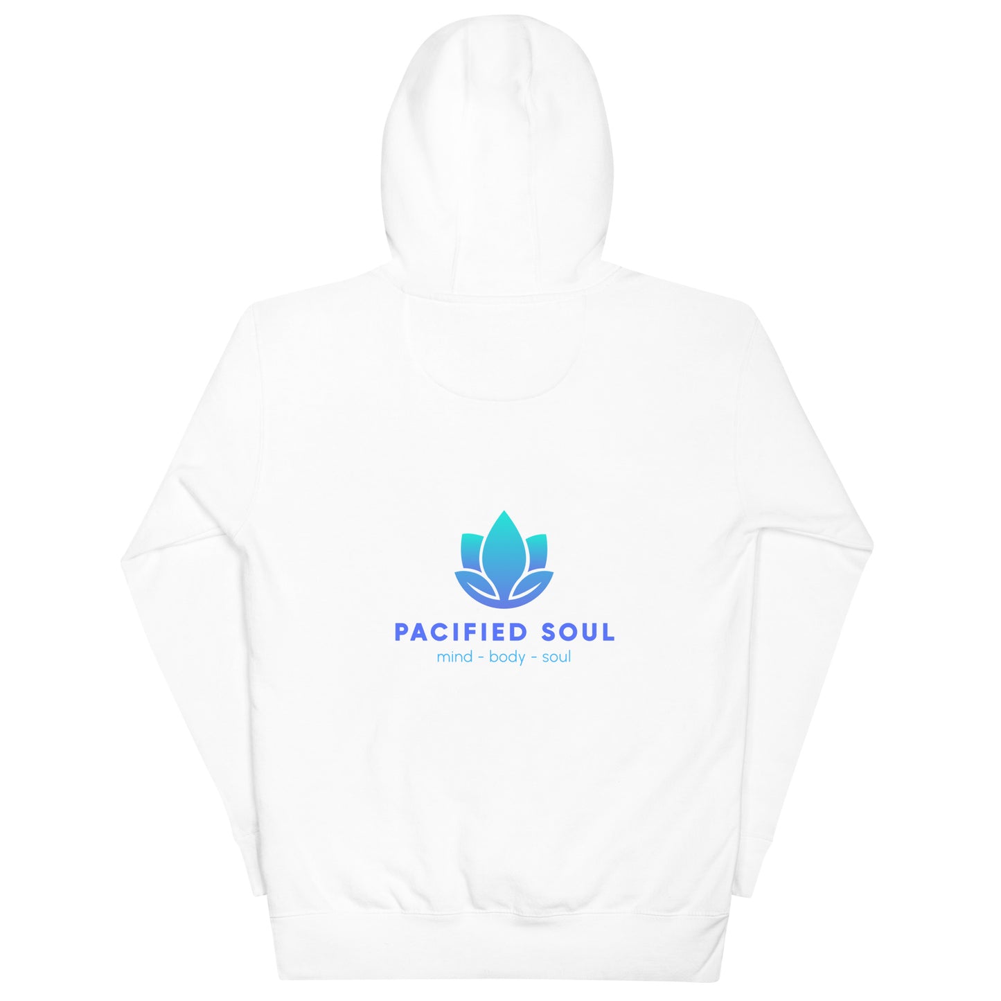 PACIFIED SOUL - Adult Unisex Hoodie - blue logo